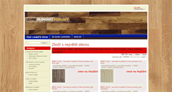 Desktop Screenshot of levne-plovouci-podlahy.cz